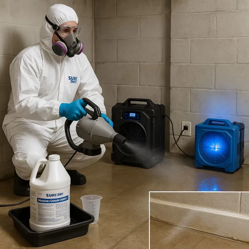 Sanitization and Odor Removal process in Fremont, NC