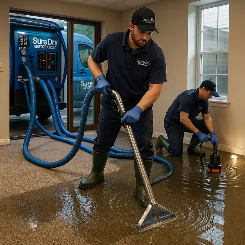 Water Extraction and Removal process in Fremont, NC